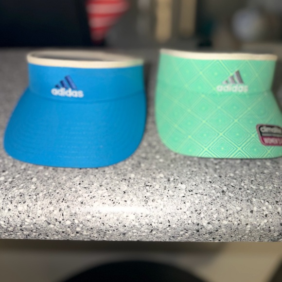 Adidas Aqua and Mint Visors - Picture 2 of 7